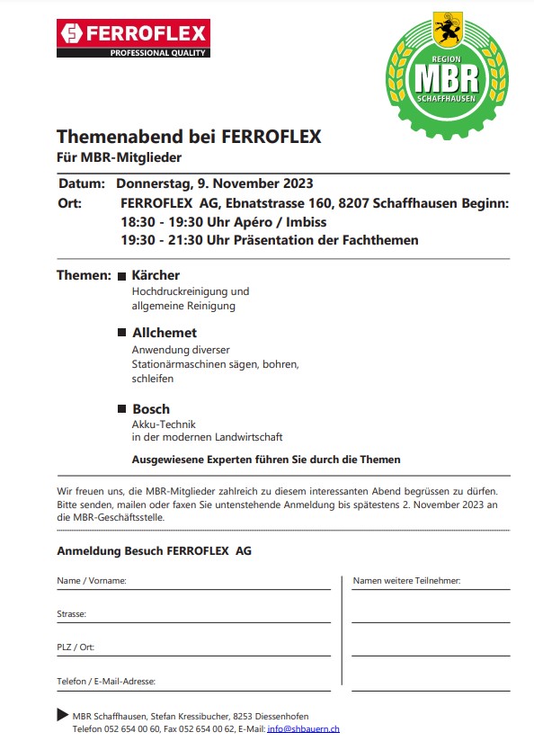 Themenabend Ferrofelx