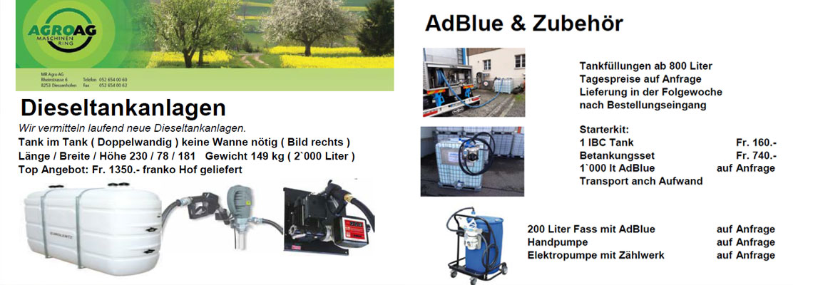 Mr Agro Dieseltankanlagen